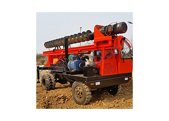 輪式打樁機 房屋地基打樁機 螺旋打樁機廠家