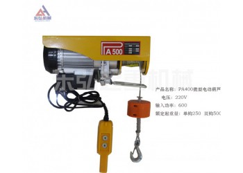 東弘pa 500微型電動葫蘆生產(chǎn)廠家