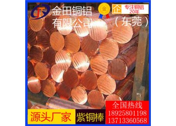 進口t8紫銅棒/t6易切削紫銅棒，t4抗氧化紫銅棒