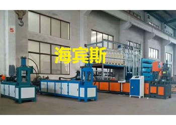 小導管沖孔機|液壓劈裂機|小導管尖頭機|八字筋彎曲機|排焊機
