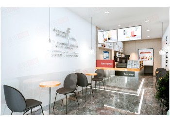 合肥奶茶店裝修案例，清新的設計更符合年輕人審美
