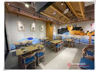 合肥原木風(fēng)燒烤店設(shè)計(jì)，燒烤店裝修施工，要注意這四點(diǎn)
