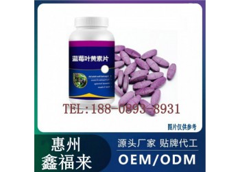 廣東藍莓葉黃素酯壓片糖果加工貼牌廠家