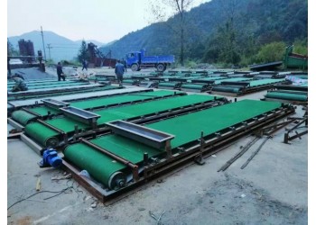 鞏義鉑思特全自動尾礦選金設備，黃金尾礦再回收金的粘金毛毯機
