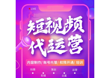 快手抖音短視頻運營拍攝，后期處理，品類評測宣傳，團隊設計策劃