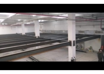 欒城鋼結構車間二層搭建，閣樓隔層躍層