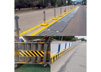 汽車專用道隔離欄 移動式馬路護欄路中央隔離欄