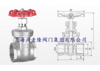 興麥隆 不銹鋼螺紋閘閥工作原理