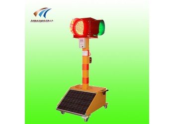 小推車太陽(yáng)能移動(dòng)紅綠燈 交通信號(hào)燈廠家