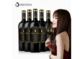 IRENENA紅酒溫碧霞自創品牌國產干紅葡萄酒賀蘭山東麓產區