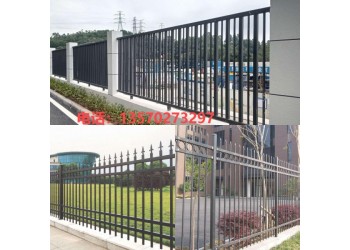 廠區(qū)工廠外墻鐵藝護欄 工業(yè)園產(chǎn)業(yè)園圍墻鋅鋼護欄按圖定制廠家