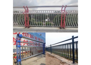 河道隔離護欄定制廠家 河涌河岸邊隔離護欄 橋梁安全圍欄廠家
