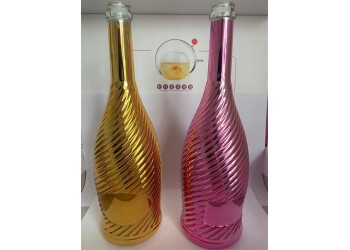 廣州玻璃酒瓶電鍍加工廠，廣州玻璃酒瓶絲印燙金加工廠