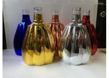 廣州白酒瓶電鍍加工廠，廣州白酒瓶絲印燙金加工廠