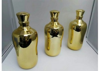 廣州白云區白酒瓶電鍍加工廠，廣州白云區白酒瓶絲印燙金加工廠