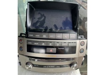 雷克薩斯13款LX570中控面板 導(dǎo)航顯示屏 主機 空調(diào)開關(guān)